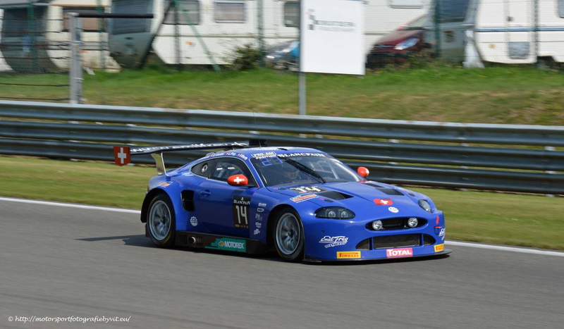 Illustration for article titled I don't know why I'm so surprised, but people are still racing the Jaguar XK in the Blancpain GT series.